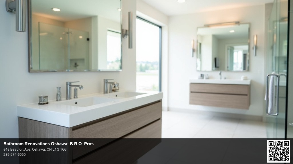 Floating Vanities vs Floor-Mounted Bathroom Renovation Oshawa Pros Cons Costs